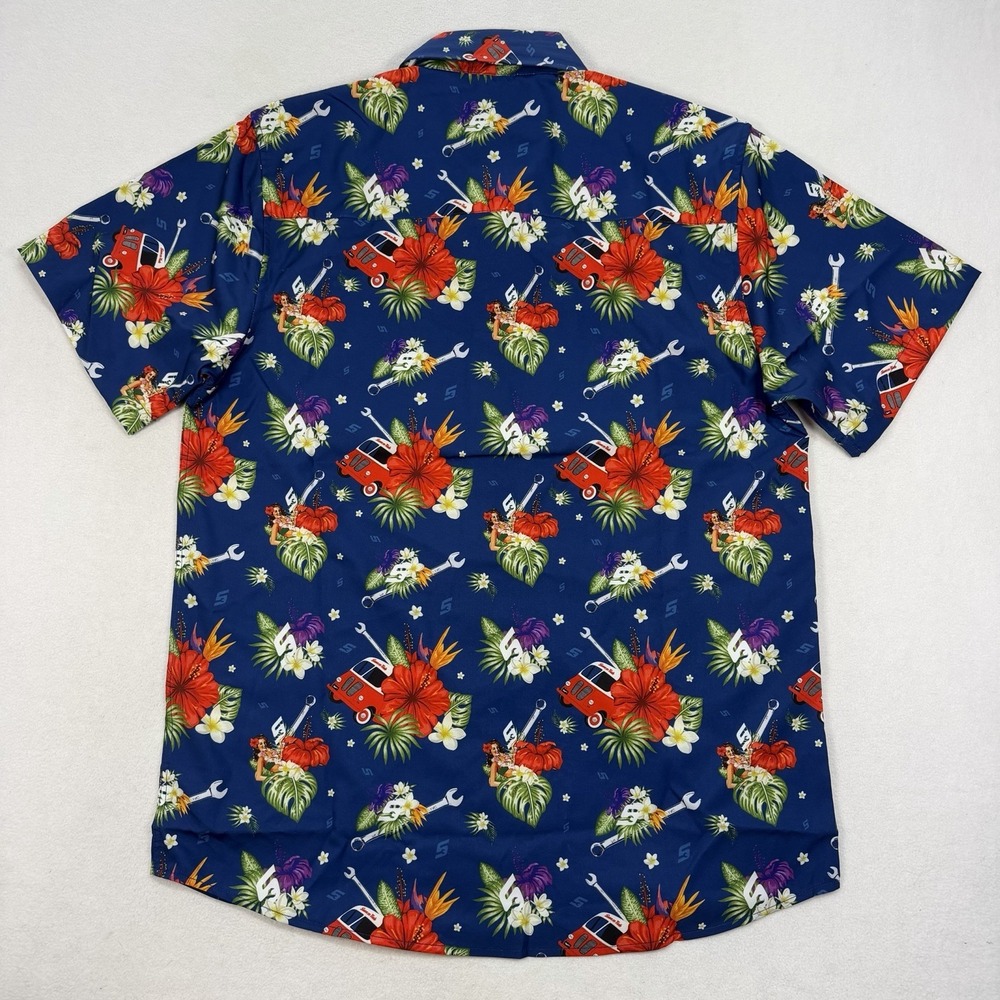 NWT Dixxon Flannel Company Limited Edition Snap-On Hawaiian Short Sleeve Medium - Picture 3 of 6